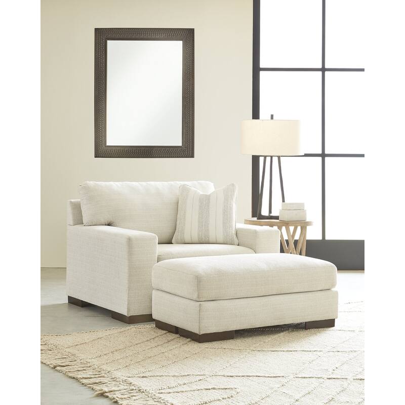 Signature Design by Ashley Maggie White 2-Piece Upholstery Package - 51" W x 40" D x 37" H