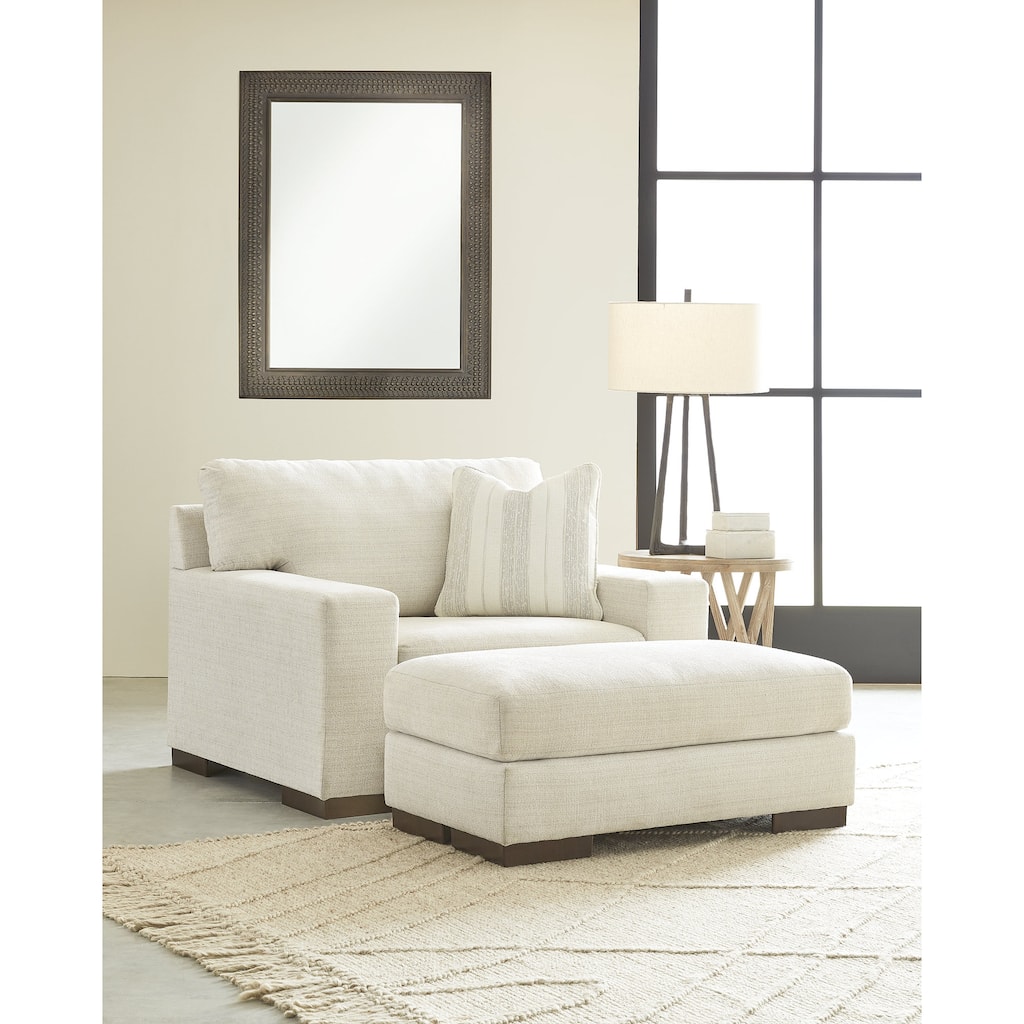 Signature Design by Ashley Maggie White 2-Piece Upholstery Package - 51" W x 40" D x 37" H