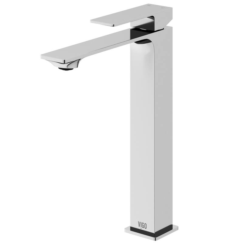 Vigo VG03036 Dunn 1.2 GPM 11" H Single Handle Single Hole Vessel - Chrome