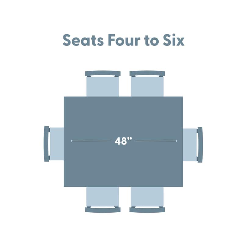 Solid Wood Square 48" Dining Table