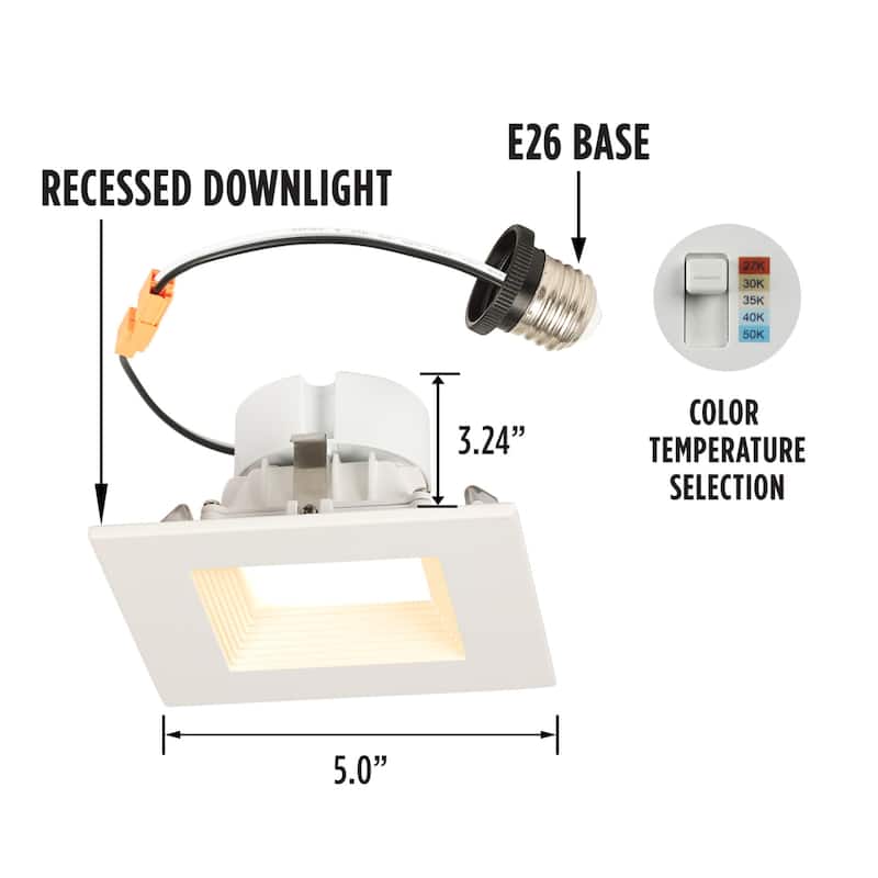 Westinghouse Lighting 11Watt (65Watt Equivalent) 4 in. Square