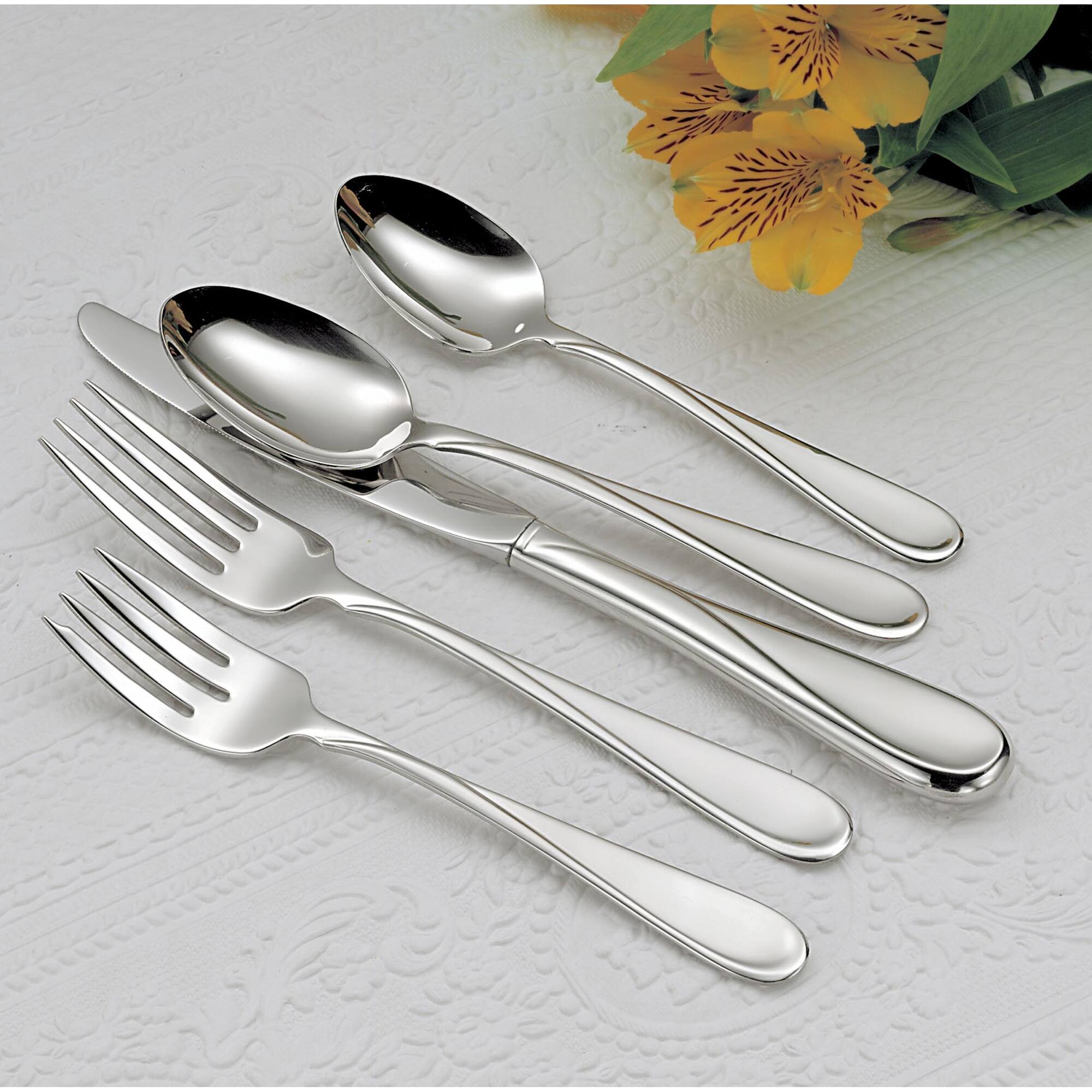 Oneida 18/8 Stainless Steel Flight Bouillon Spoons (Set of 36) On