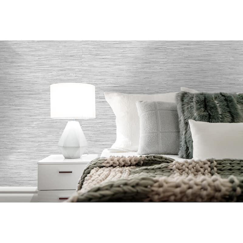 Stacy Garcia Home Faux Grasscloth Peel and Stick Wallpaper
