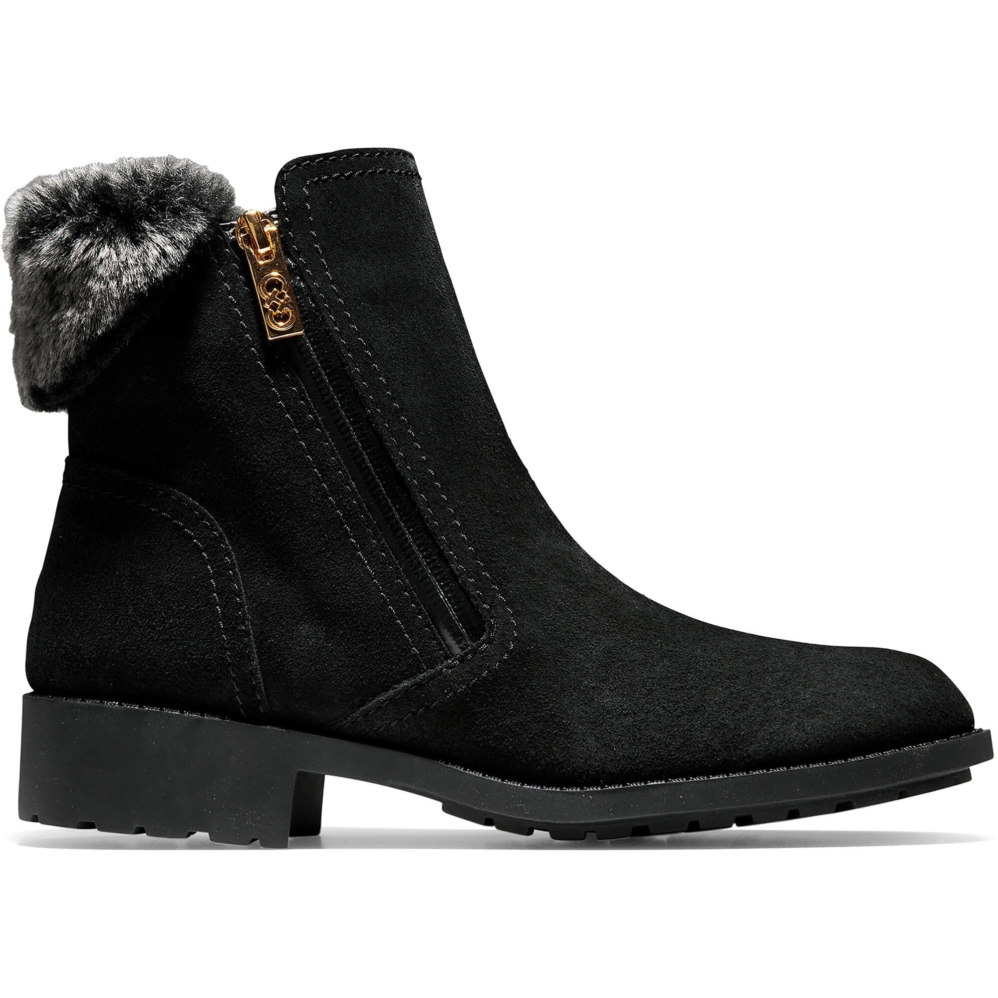 cole haan fur boots