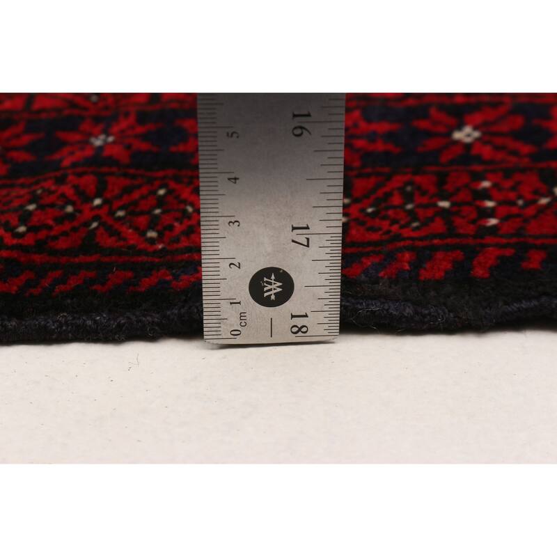 Teimani Red Rug 3'11" x 6'2" - 3'11 x 6'2