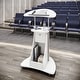 preview thumbnail 13 of 17, Techni Mobili Adjustable Sit-to-Stand Rolling Laptop Cart with Tilt Top and Storage