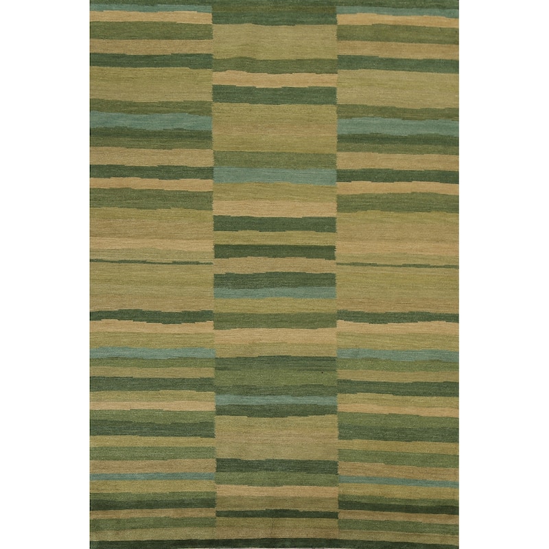 Vegetable Dye Nepalese Oriental Wool Area Rug Handmade Bedroom Carpet - 5'0" x 7'11"