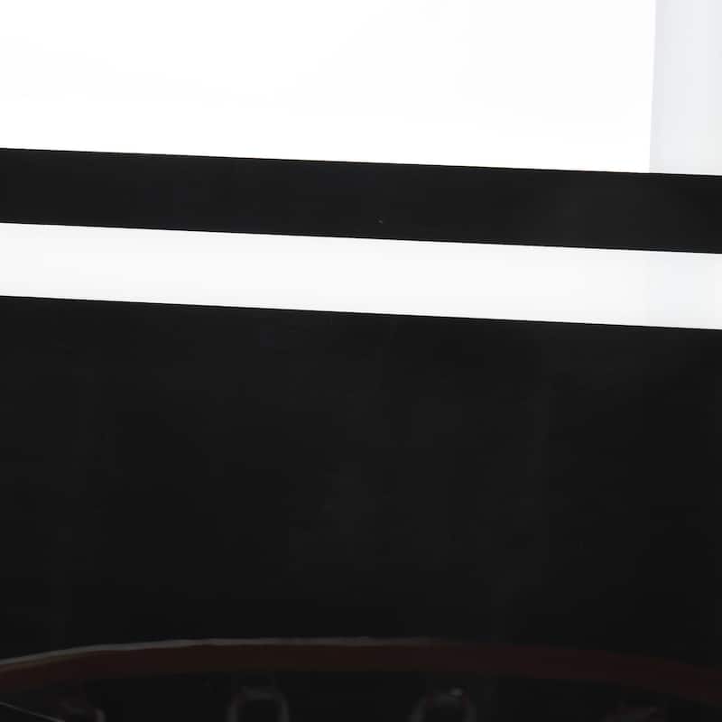 Wall Mounted Basketball Hoop with Shatterproof Backboard Steel Rim and Tear-Proof Net - 44.5" W x 24" D x 28.75" H