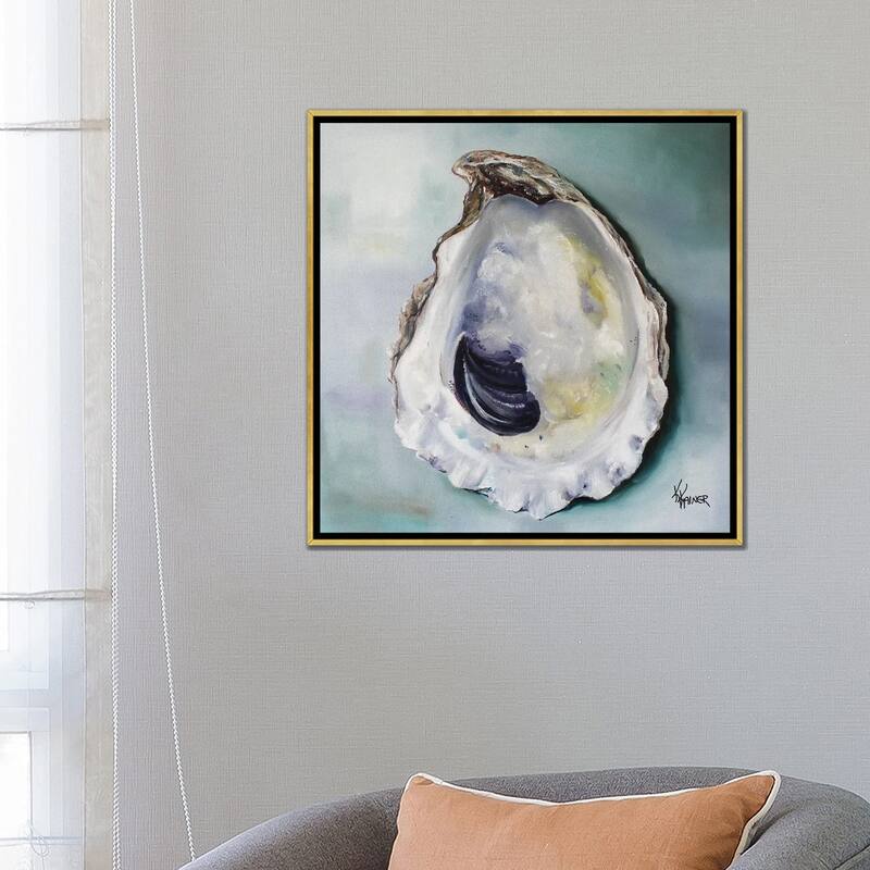 iCanvas "Virginia Oyster Shell" by Kristine Kainer Framed Canvas Print