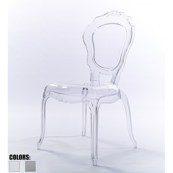 Clear plastic chairs for discount sale