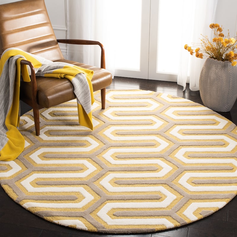 SAFAVIEH, Handmade Cambridge Faiza Modern Moroccan Wool Rug