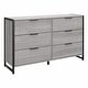 preview thumbnail 28 of 36, Atria 6 Drawer Dresser by Bush Furniture