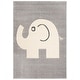 preview thumbnail 6 of 11, SAFAVIEH Carousel Kids Kennedy Elephant Rug
