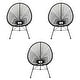 preview thumbnail 7 of 24, Vinyl Cord, Indoor and Outdoor Acapulco Chair - Set of 3