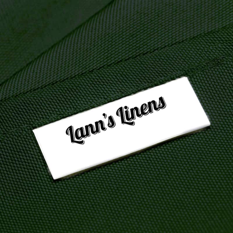 70 x 70in 10pk Square Tablecloth Hunter Green