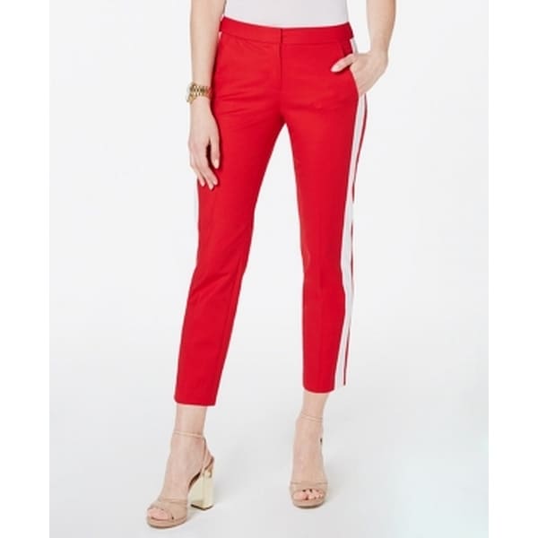 michael kors pants red