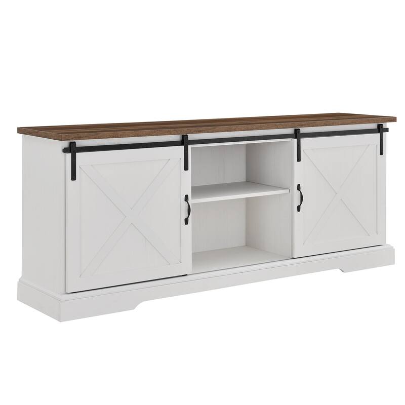 Middlebrook Wind Gap 70-inch Sliding Barn Door TV Stand