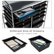 preview thumbnail 13 of 17, 12-Drawers Rolling Storage Cart with Organizer Top - See Details