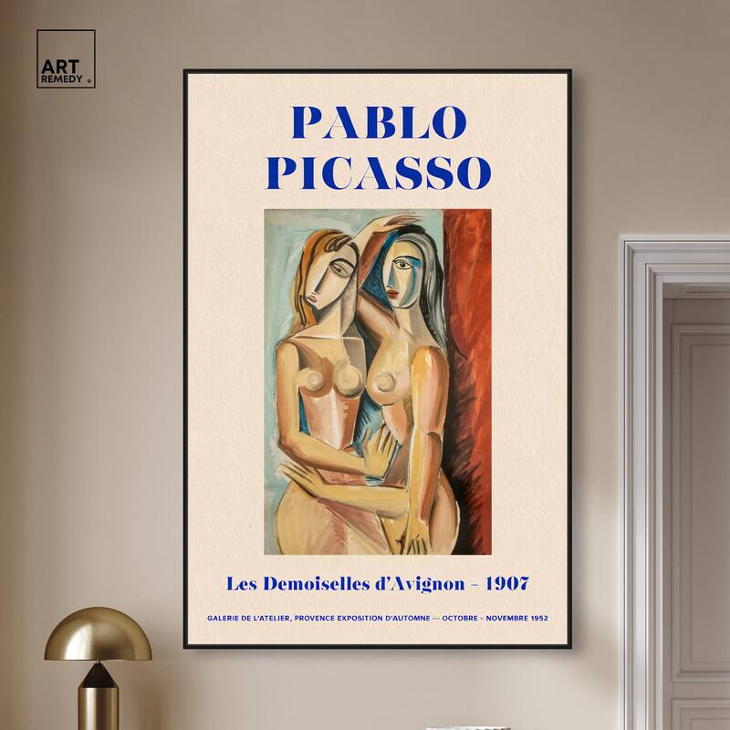 Picasso's Avignon Canvas by Art Remedy