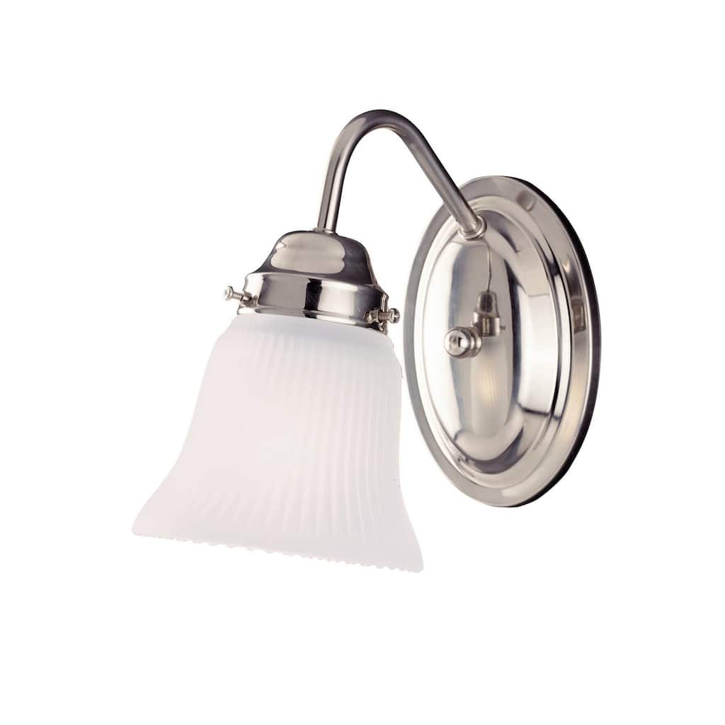 Savoy House Brighton 1-Light Wall Sconce in Satin Nickel