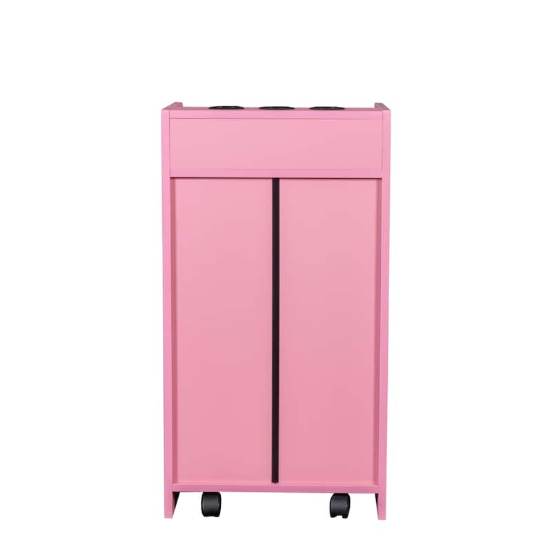 GDFStudio - Nai Modern Beauty Salon Storage Cabinet and Storage Drawers