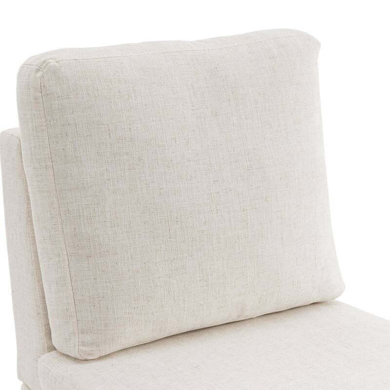 Modern Upholstered Dining Chair with Storage