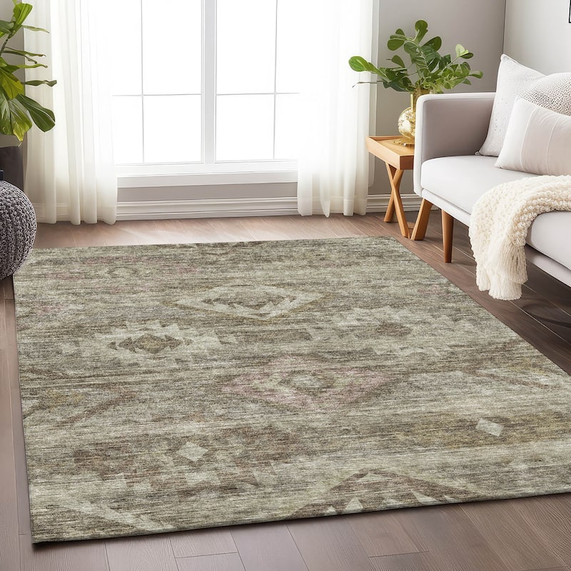 Premium Washable Super Soft Tribal Boho Mayfield Rug