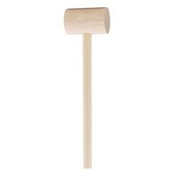 HIC 7.75-inch Wooded Crab Mallet - Easily Crack Open Crab and Lobster ...