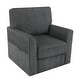 preview thumbnail 50 of 54, 360° Swivel Chair Accent Barrel Armchair Swivel Sofa Chair with Side Pockets for Living Room, Bedroom, Office and Hotel