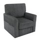 preview thumbnail 40 of 41, 360° Swivel Chair Armchair Swivel Sofa Chair with Side Pockets for Living Room, Bedroom, Office and Hotel