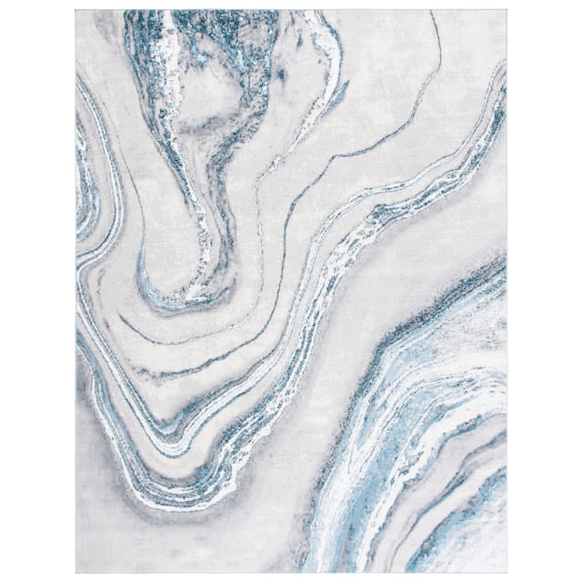 SAFAVIEH Orchard Ayala Modern Abstract Rug - 9' x 12' - Grey/Blue
