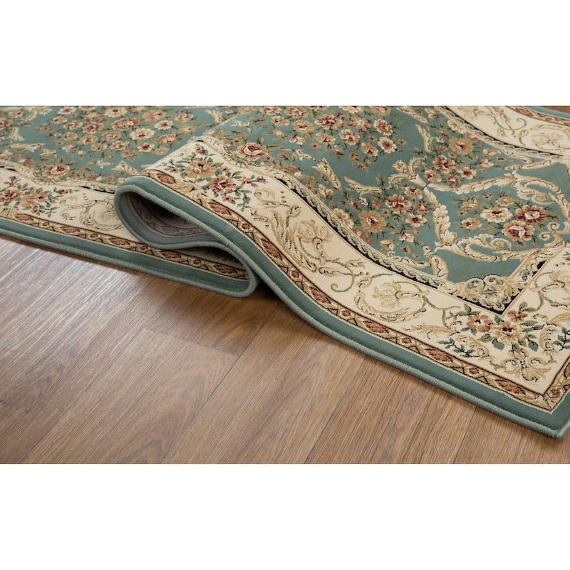 Aubusson Collection Classic Medallion Area Rug