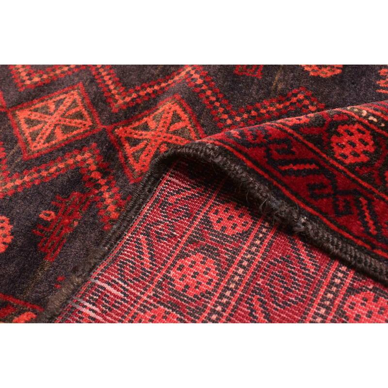 ECARPETGALLERY Hand-knotted Teimani Dark Navy Wool Rug - 2'11 x 5'3