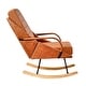 preview thumbnail 16 of 14, Javlergo Nursery Rocking Chair Upholstered Modern Rocking chair with Wingback & Armrest Tall Back Accent Glider Rocker Chairs