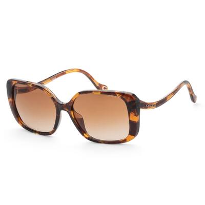Coach Women's 56mm Dark Tortoise Sunglasses