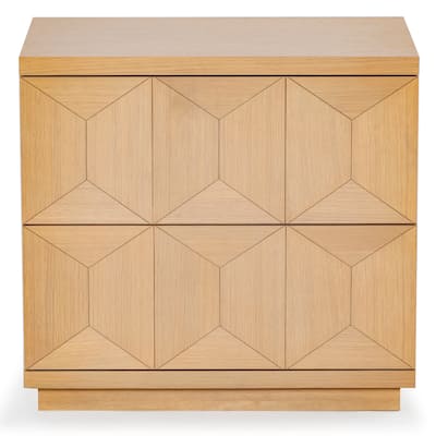 SAFAVIEH Couture Deziree Wood 2 Drawer Nightstand