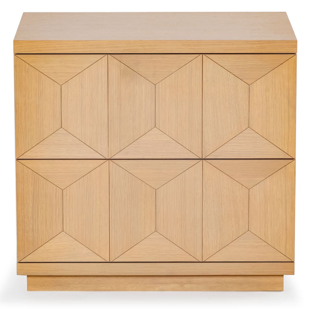 SAFAVIEH Couture Deziree Wood 2 Drawer Nightstand