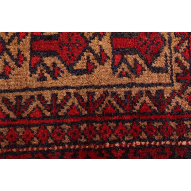 ECARPETGALLERY Hand-knotted Teimani Brown Wool Rug - 2'9 x 4'10