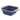 Collapsible Plastic Square Strainer in Navy