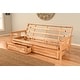 preview thumbnail 3 of 12, Somette Monterey Futon Frame with Storage Drawers