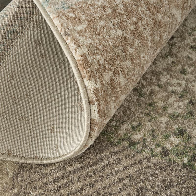 Sparkman R39QV Color Block Modern Area Rug