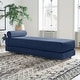 preview thumbnail 79 of 81, Jaxx Artemis Daybed Queen Size Convertible Sleeper Indigo