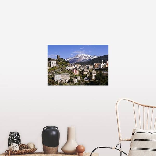 Shop Nonza Village Corsica France With Its Famous Tower In The