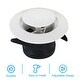 3" Round Air Vent Adjustable Ceiling Diffuser Grill Louver Soffit Vent ...