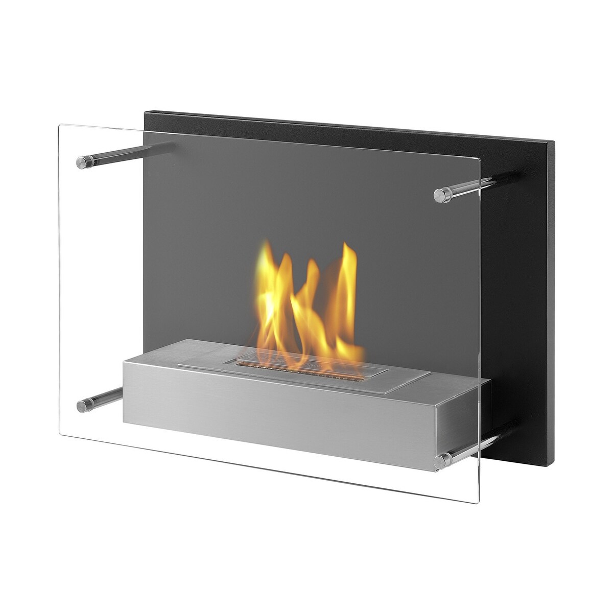 Shop Ignis Wmf 006 Senti Wall Mounted Ventless Ethanol Fireplace
