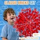 preview thumbnail 2 of 4, Strictly Briks Classic Bricks Kit, Red, 144 Pieces, Compatible with Major Brick Brands