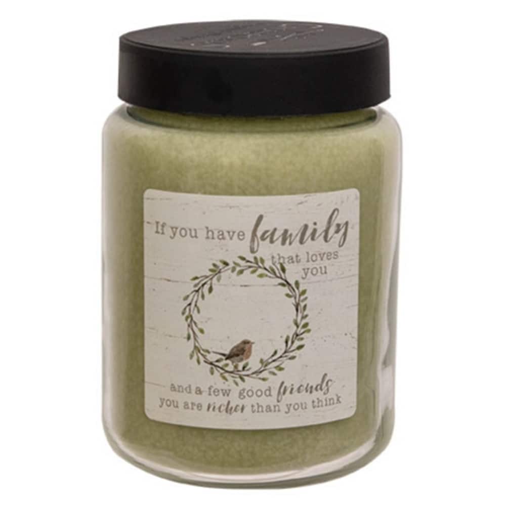 26oz Scented Jar Candle with Dual Wicks and Clean-Burning Paraffin Wax 140 Hour Burn Time - 4”L x 4”W x 5.50"H