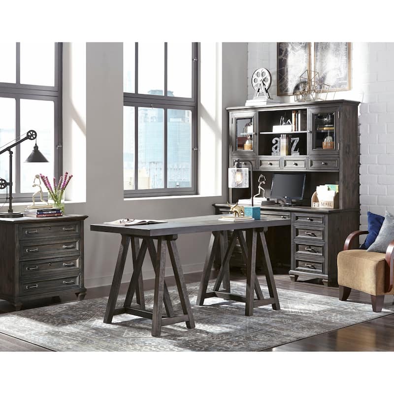 Magnussen Home Sutton Place Weathered Charcoal Credenza