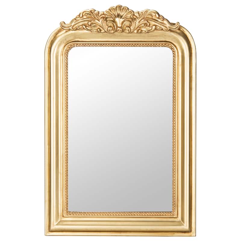 SAFAVIEH Wenda 36-inch Rectangular Decorative Mirror - 24" W x 0.5" L x 36" H - Golden Olive