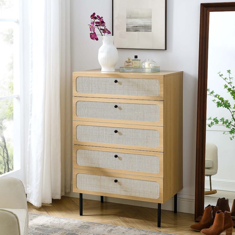 Chaucer 5-Drawer Chest - Oak